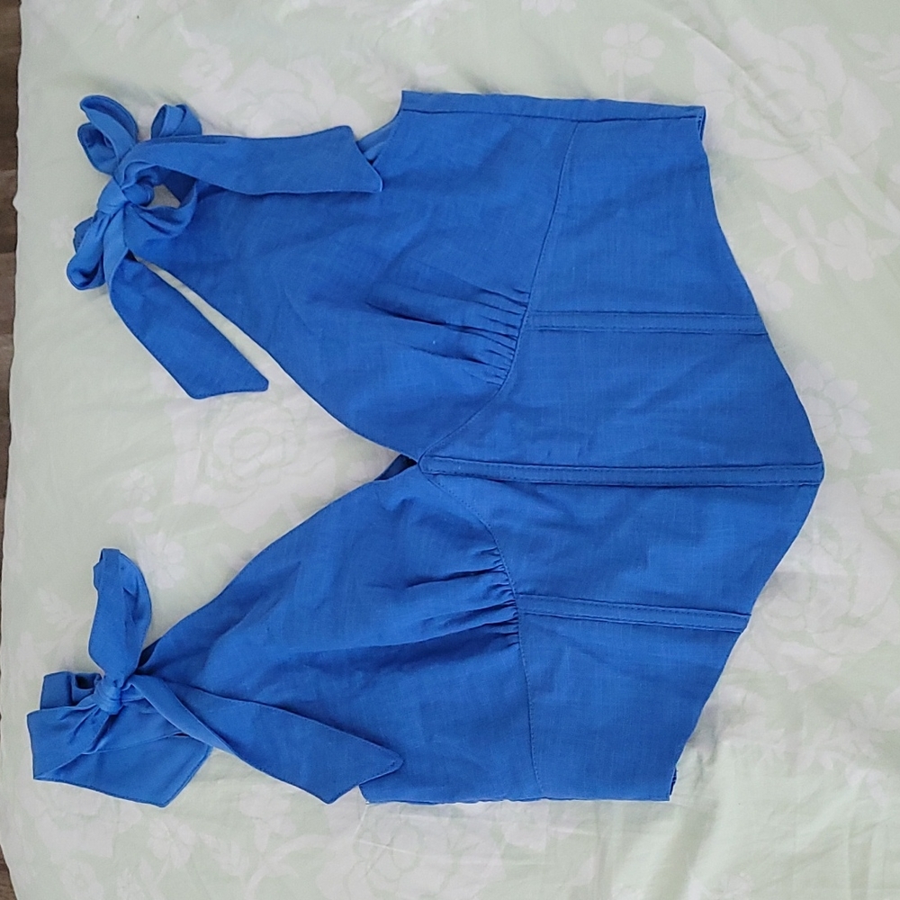 Blue top corset style sale fashion sexy women